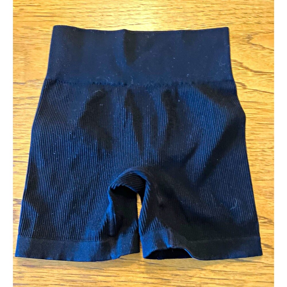 Women’s Black Seamless High-Waisted Shapewear Shorts Moderate Compression